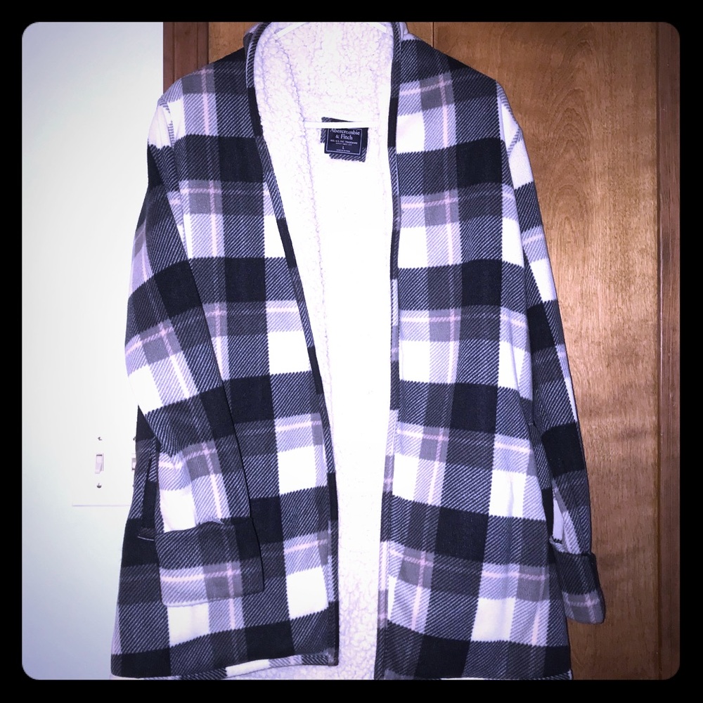 Abercrombie & Fitch Sherpa Long Sweater